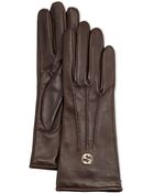 Gucci Classic Leather Driving Gloves - Lyst