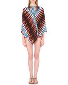 Missoni Metallic-detail Knitted Poncho - Lyst