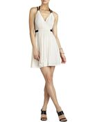 BCBGMAXAZRIA Saige T-Strap Wrap Dress - Lyst