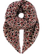 Gucci Leopard Print Scarf - Lyst