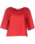 Jil Sander Blouse - Lyst