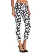 7 For All Mankind The Cropped Skinny - Lyst