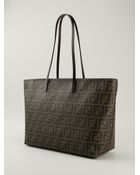 Fendi Monogram Tote - Lyst