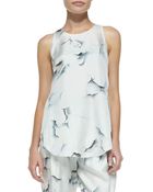 3.1 Phillip Lim Sleeveless Overlapping Side-Seam Blouse - Lyst