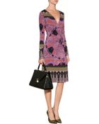 Etro Paisley Print Wrap Dress - Lyst