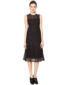 Raoul Tara Bonded Satin Dress - Lyst
