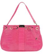 Jimmy Choo Animal Embossed Shoulder Bag - Lyst