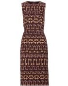 Dolce & Gabbana Printed Crepe Dress - Lyst