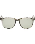 Mykita White And Black Matte Thompson Sunglasses - Lyst