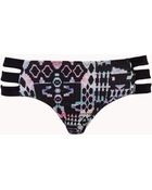Forever 21 Worldly Girl Cheeky Bikini Bottom - Lyst