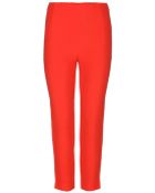 Alexander McQueen High-Waisted Cropped Crepe Trousers - Lyst
