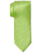 Isaac Mizrahi Ribbed Solid Tie - Lyst