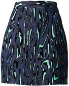 Proenza Schouler Abstract Print Mini Skirt - Lyst