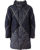 Moncler Gamme Bleu Padded Coat - Lyst