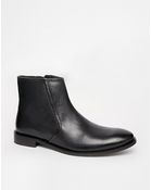 Asos Chelsea Boots In Leather - Lyst