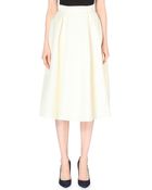 Self-portrait Sculpted Jacquard Skirt - Lyst