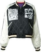 McQ by Alexander McQueen Manga Print Bomber Jacket - Lyst