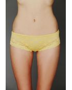 Free People Womens Lacey Basic Undie - Lyst