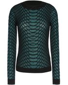M Missoni Long Sleeve Sweater - Lyst