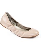 Me Too Travis Leather Flats - Lyst