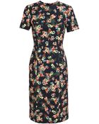 Erdem Floral Printed Stretch Jersey Dress - Lyst
