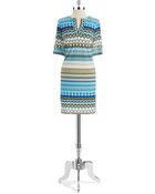 Donna Morgan Patterned Shift Dress - Lyst