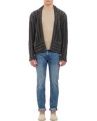 The Elder Statesman Drapefront Cardigan - Lyst
