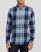 Gant Rugger Windblown Flannel Button Down Shirt - Slim Fit - Lyst