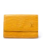 Louis Vuitton Preowned Yellow Epi Leather Key Case - Lyst