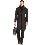 Ralph Lauren Black Label Wool Chesterfield Topcoat - Lyst