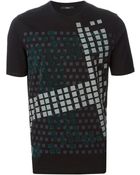 Z Zegna Geometric Print Slim Fit T-shirt - Lyst