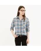 Madewell Nsf&Reg; Rhodes Shirt In Blue Plaid - Lyst