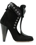 Isabel Marant Sculpted Ankle Boots - Lyst