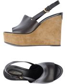 Sergio Rossi Wedge - Lyst