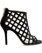 Michael Kors Yvonne Cutout Suede Sandal - Lyst