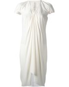 Rick Owens Athena Draped Dress - Lyst