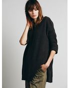 Free People Womens On A Roll Sweater Tunic - Lyst