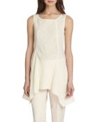 Lafayette 148 New York Linen Isadora Peplum Top - Lyst