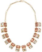 Fragments Crystal Dice Collar Necklace - Lyst