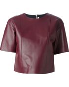 T By Alexander Wang Cropped Top - Lyst