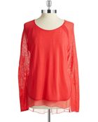 Elie Tahari Wool Tipper Sweater - Lyst