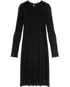 Adam Lippes Lk12 Ls Lace Dress - Lyst
