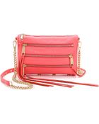Rebecca Minkoff Mini 5 Zip Cross Body Bag - Watermelon - Lyst