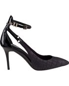 B Brian Atwood Marelia Pump Black Croc - Lyst