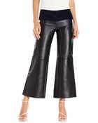 Acne Studios Navy & Black Flare Trousers - Lyst