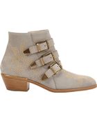 Chloé Susanna Studded Ankle Boots - Lyst