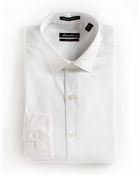 Kenneth Cole Slim Fit Striped Cotton Dress Shirt - Lyst