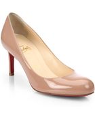Christian Louboutin Simple Patent Leather Pump - Lyst