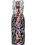 Peter Pilotto Kia Printed Stretch Crepe-Jersey Dress - Lyst