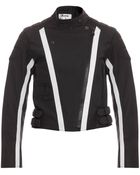 Acne Studios Moi Scuba Leather Jacket - Lyst
